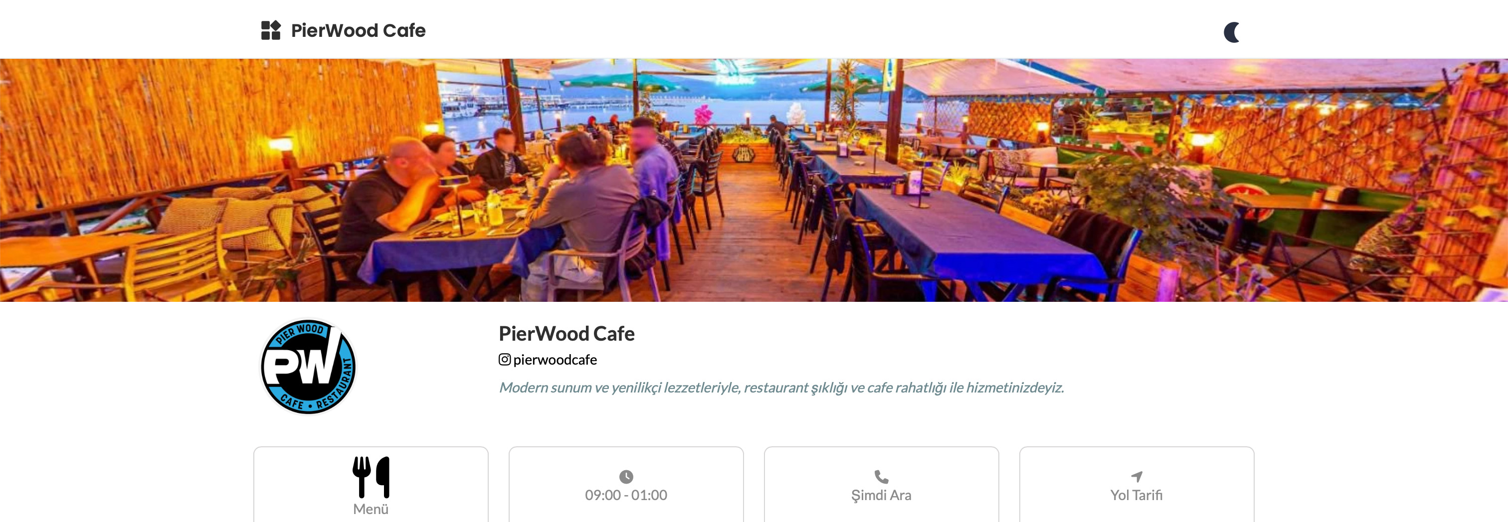 PierWood Cafe Amasra Menü