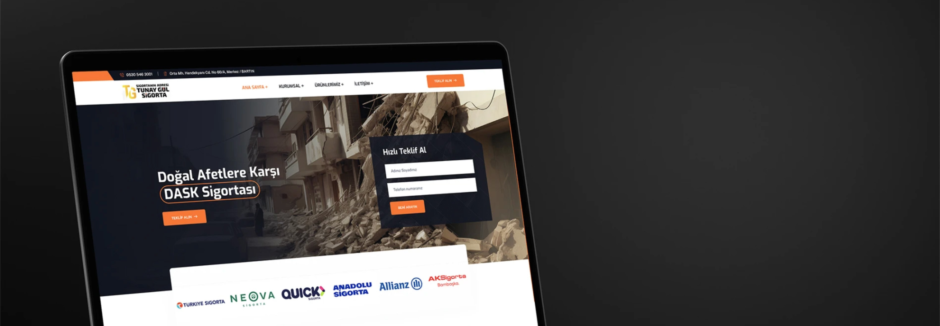 Bartın Deprem Sigortası - Tunay Gül Sigorta